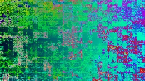 Glitch Subtle Grid Pattern Tile Background Video Stock Footage 302233748
