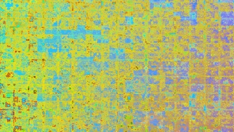 Glitch Subtle Grid Pattern Tile Background Video Stock Footage 302233762