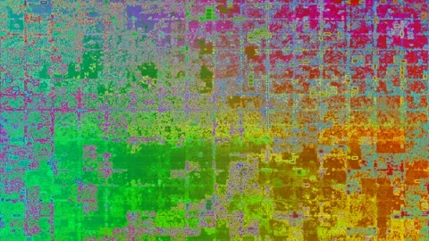 Glitch Subtle Grid Pattern Tile Background Video Stock Footage 302234033