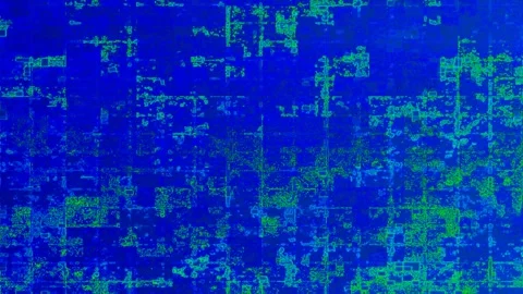 Glitch Subtle Grid Pattern Tile Background Video Stock Footage 302234349