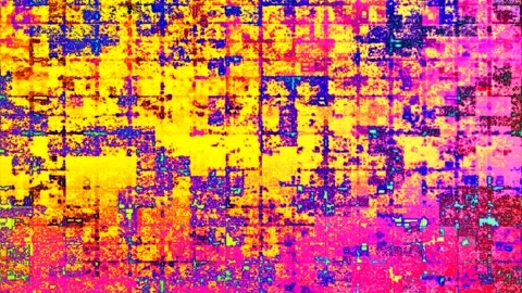 Glitch Subtle Grid Pattern Tile Background Video Stock Footage 302234362