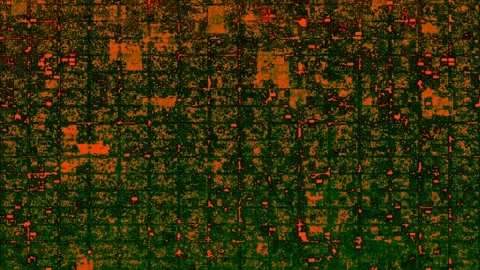 Glitch Subtle Grid Pattern Tile Background Video Stock Footage 302234368