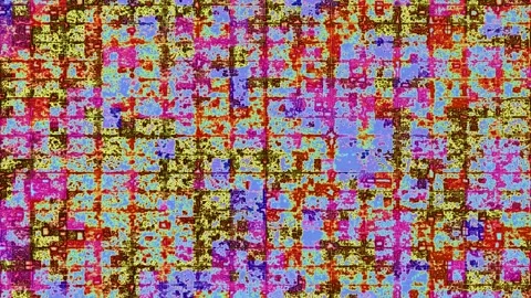 Glitch Subtle Grid Pattern Tile Background Video Stock Footage 302235063