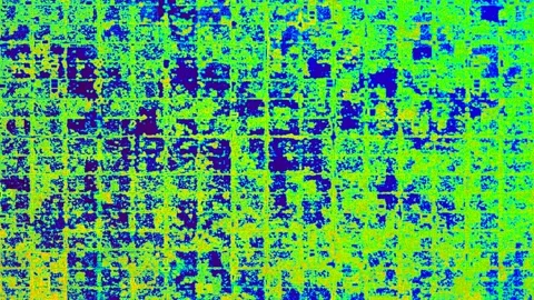 Glitch Subtle Grid Pattern Tile Background Video Stock Footage 302235161