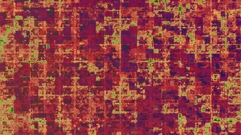 Glitch Subtle Grid Pattern Tile Background Video Stock Footage 302235183