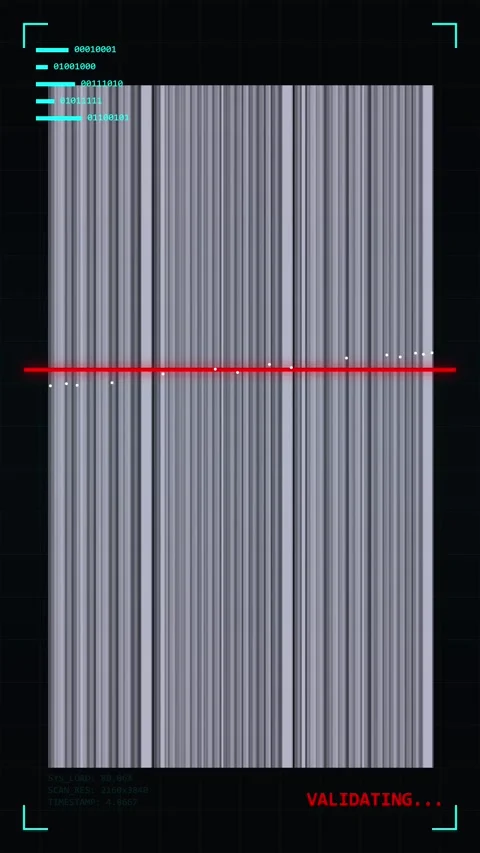 Glitch tech equalizer lines background video data processing network disrupti Stock-Footage 344940532