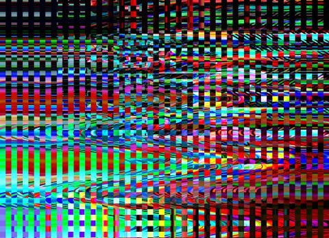 Glitch Techno TV Noise Background Computer screen error Digital pixel noise イラスト素材