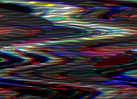 Glitch Techno TV Noise Background Computer screen error Digital pixel noise Stock Illustration
