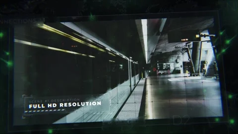 Glitch Technological Slides Stock After Effects