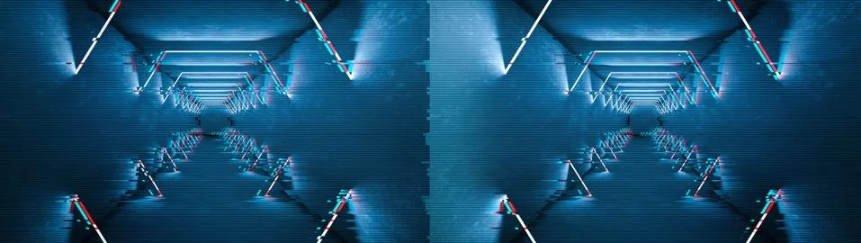 Glitch template, great design for data flow illustration. Computer screen error Stock Illustration
