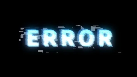 Glitch text effect. Stock Footage 92483761