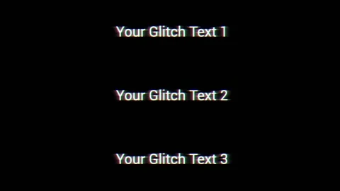 Glitch Text Effect  Glitch text, Text effects, Glitch