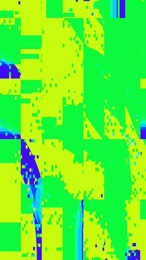 Glitch Texture 4K Vertical — Psychedelic VJ Overlay Seamless Stock Footage 329790733