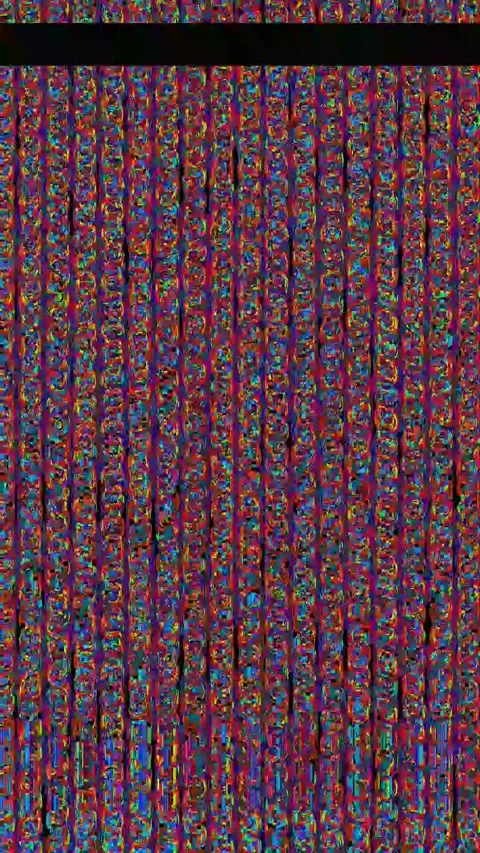 Glitch Texture 4K Vertical — Psychedelic VJ Overlay Seamless Video stock 329818147