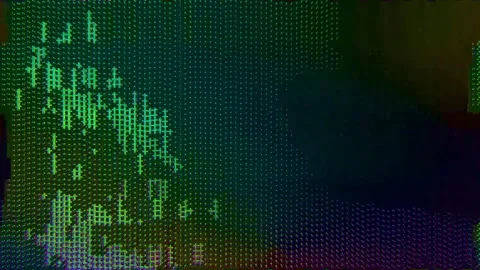 Glitch Texture Background 4K — Psychedelic VJ Overlay Seamless Stock Footage 329786846