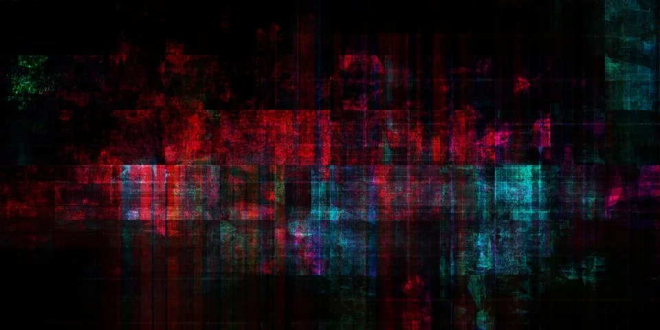 Glitch Texture Background Pattern For Technology Projects Stock Illustration
