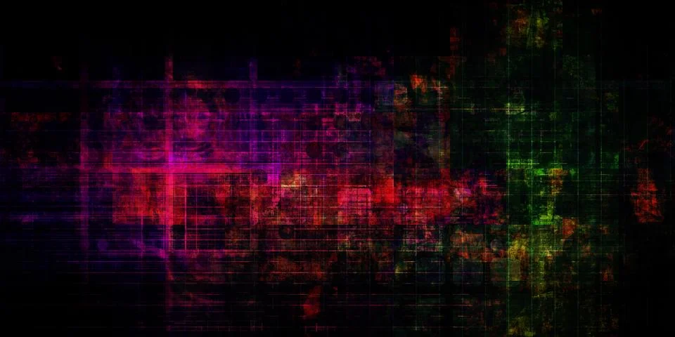 Glitch Texture Background Pattern For Technology Projects Stock Illustration