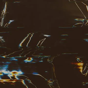 Glitch texture digital artifacts dust scratch rgb Illustrazione stock