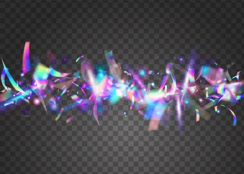 Glitch Texture. Falling Glare. Crystal Art. Neon Effect. Unicorn Stock Illustration