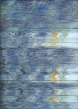 Glitch texture overlay static noise blue artifacts Foto stock