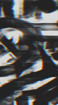 Glitch Texture With RBG Split and Scanline Distortion Stockillustratie
