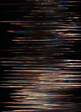 Glitch texture static noise analog defect dark Stock Illustration