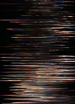 Glitch texture static noise analog defect dark Stock Illustration