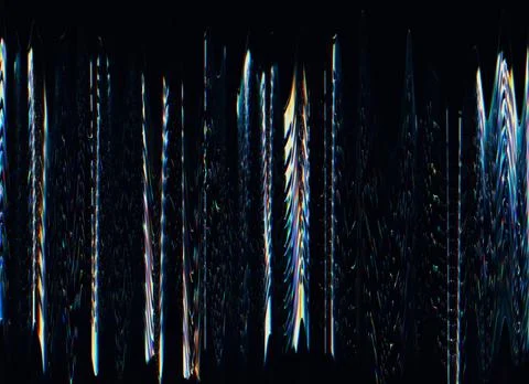 Glitch texture static noise overlay artifacts dark Stock Illustration