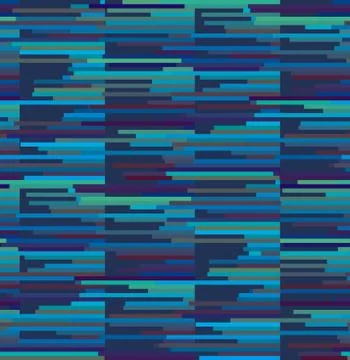 Glitch texture vector illustration. Abstract stripe seamless pattern. Motif f イラスト素材