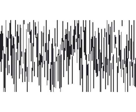 Glitch texture vector illustration. Abstract stripe seamless pattern. Motif f Illustrazione stock