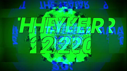Glitch TheYear2020 Stock Footage 137503413