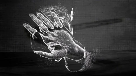 Glitch timelapse video visuals Stock Footage 191936589