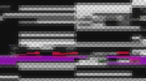 Glitch Transition Alpha  Stock Footage 68094396