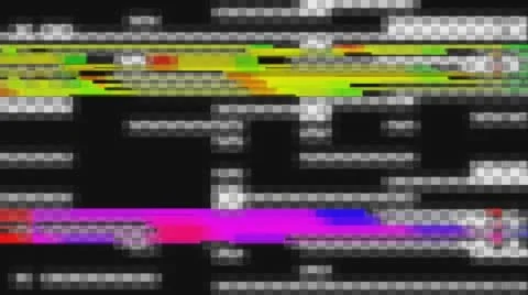 Glitch Transition Alpha  Video stock 68094435