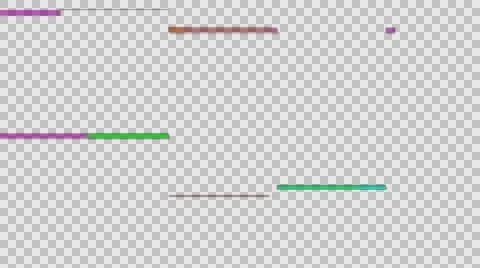 Glitch Transition Alpha  Video stock 68094443