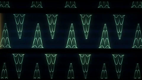 Glitch triangles moving down Stock Footage 80037263