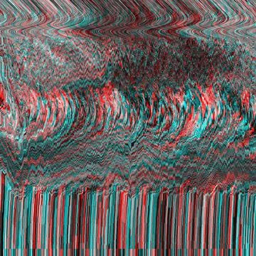 Glitch TV psychedelic Noise background Old screen error Digital pixel noise Stock Illustration
