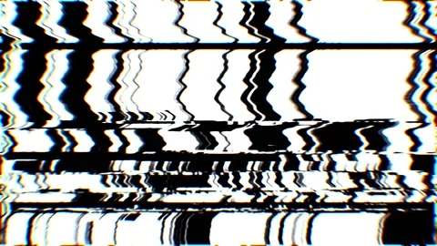 Glitch TV Static Noise Distorted Signal Problems Stock Footage 160759355