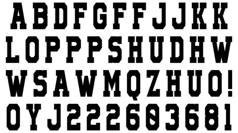 Glitch typographical random text animation. looping typography video template Video stock 269408881