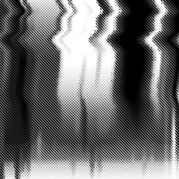 Glitch vector background. Halftone texture Stock Illustration