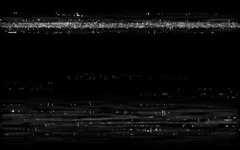 Glitch VHS backdrop. Retro rewind effect. Old tape effect with white horizontal Stock Illustration
