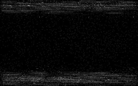 Glitch VHS frame. Retro rewind effect. Old video play with horizontal lines Stock-Illustration