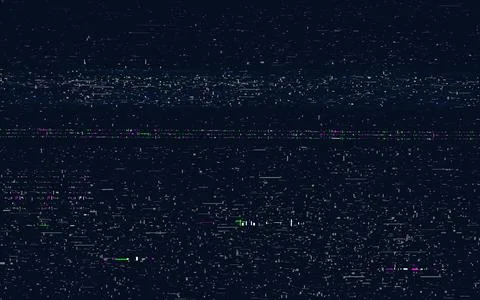 Glitch VHS texture. Old VCR effect. Retro video error. Abstract horizontal di Stock Illustration
