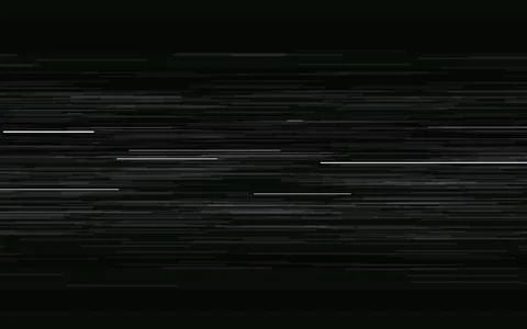 Glitch white lines. Horizontal VHS distortions. Video problem concept. No signal Stock Illustration