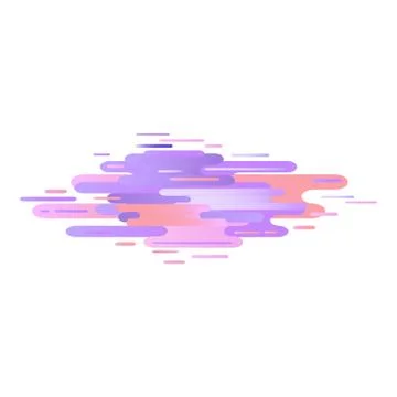 Glitched background with digital distortion effect in trendy ultra violet color Illustrazione stock
