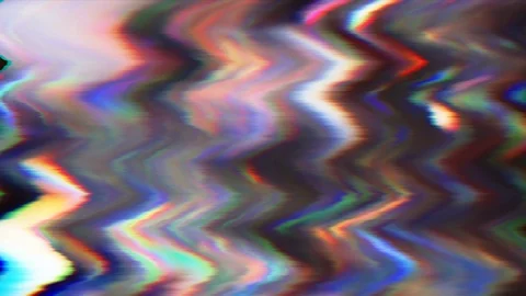 Glitched geometrical sci-fi trendy shimmering background. Bad tv glitch concept Stock Footage 121289498