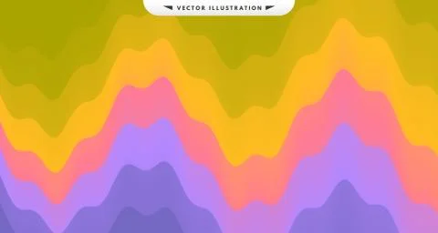 Glitched gradient structure. Abstract waveform background. 3d technology styl イラスト素材