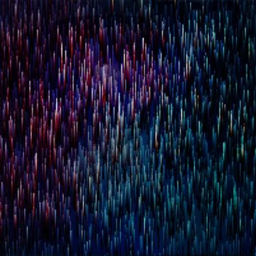 Glitched Linear Gradient Structure. Random Digital Signal Error. Flowing 스톡 일러스트
