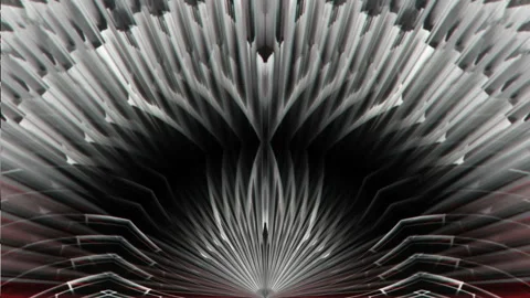 Glitched motion Red Half Circle Lines with pixel sorted elementsGlitched Mot Stock Footage 147738657