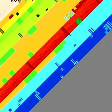 Glitched Pixel Background 库存插图